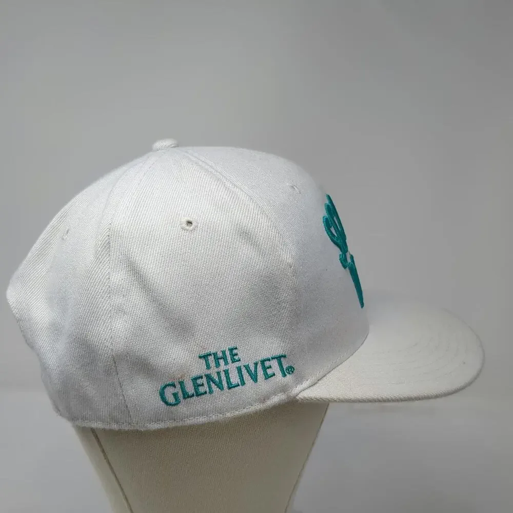 The Glenlivet Baseball Cap White One Size Scotch Rocks Snapback Acrylic hat